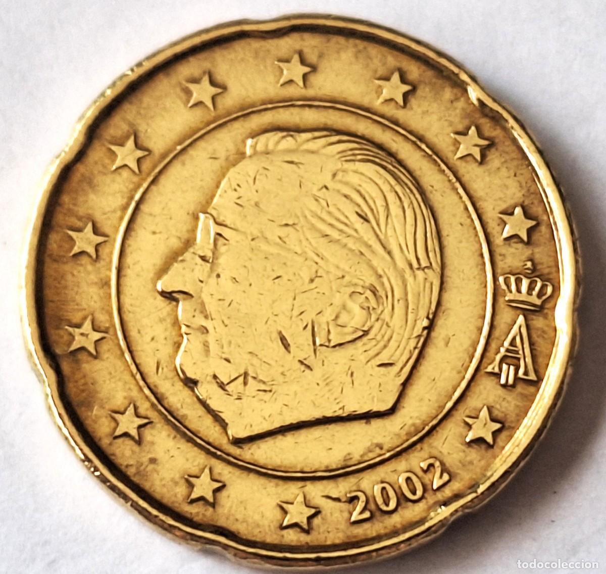 Monedas antiguas de Europa: BELGICA - MONEDA DE 20 CENTIMOS DE EURO DEL A&Ntilde;O 2002 - BIEN CONSERVADA