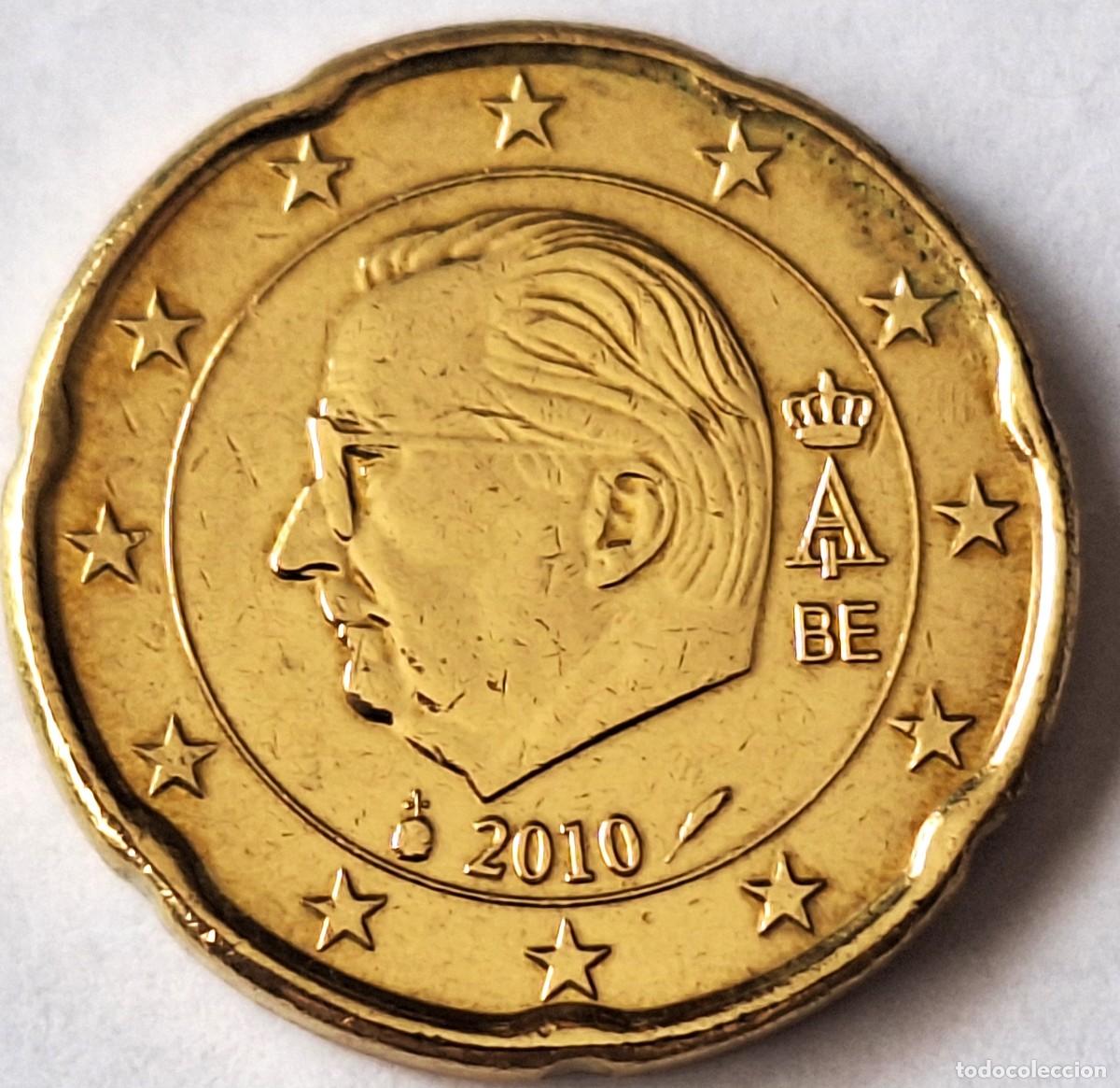 Monedas antiguas de Europa: BELGICA - MONEDA DE 20 CENTIMOS DE EURO DEL A&Ntilde;O 2010 - BIEN CONSERVADA