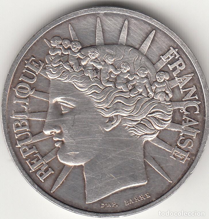 Monedas antiguas de Europa: FRANCIA: 100 FRANCS 1988 - REPUBLICA FRANCAISE / PLATA