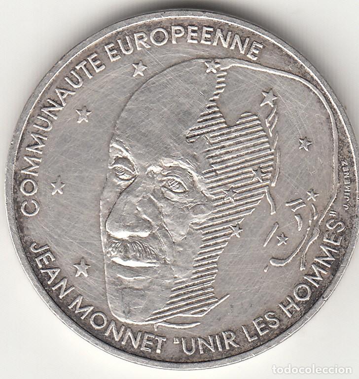 Monete antiche di Europa: FRANCIA: 100 FRANCS 1992 - JEAN MONNET / PLATA