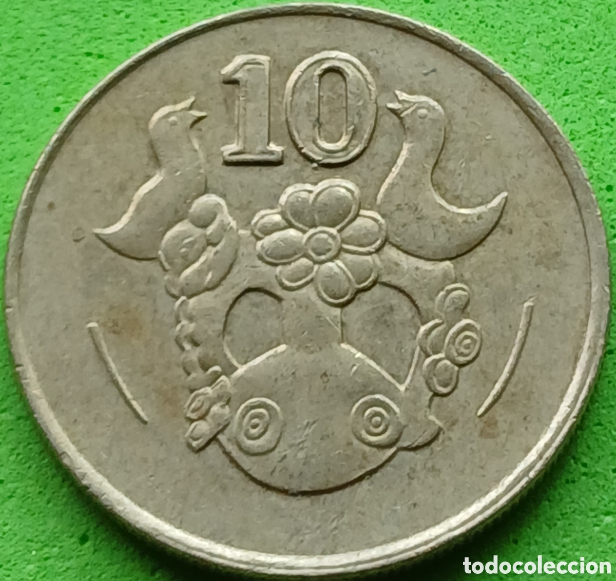 Monedas antiguas de Europa: Chipre 10 cents 1994 km#56.3