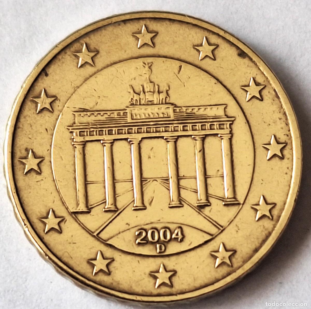 Monedas antiguas de Europa: ALEMANIA - MONEDA DE 10 CENTIMOS DE EURO DEL A&Ntilde;O 2004 - CECA &rdquo; D &rdquo; - BIEN CONSERVADA