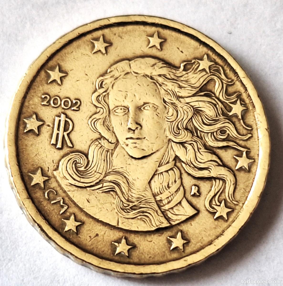 Monedas antiguas de Europa: ITALIA - MONEDA DE 10 CENTIMOS DE EURO DEL A&Ntilde;O 2002 - BIEN CONSERVADA
