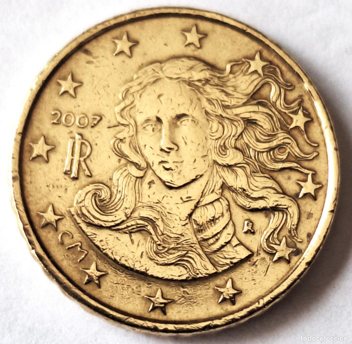 Monedas antiguas de Europa: ITALIA - MONEDA DE 10 CENTIMOS DE EURO DEL A&Ntilde;O 2007 - BIEN CONSERVADA