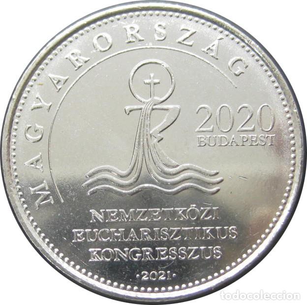 Monedas antiguas de Europa: Hungr&iacute;a, 50 (florines) Forint ''Visita del Papa - 2020'' UC#114./ Sin Circular.