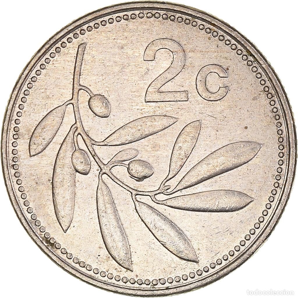 Monedas antiguas de Europa: [#1002818] Moneda, Malta, 2 Cents, 2002