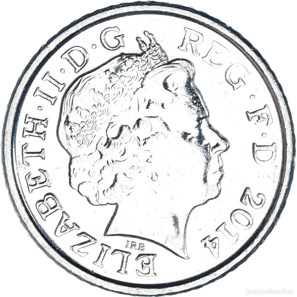 Monedas antiguas de Europa: [#1450358] Moneda, Gran Breta&ntilde;a, 5 Pence, 2014
