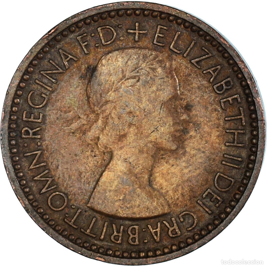 Monedas antiguas de Europa: [#1498566] Moneda, Gran Breta&ntilde;a, Farthing, 1953