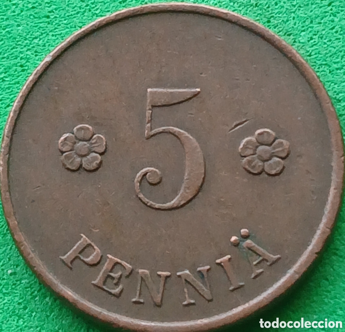 Monedas antiguas de Europa: Finlandia 5 pennia 1920 km#22