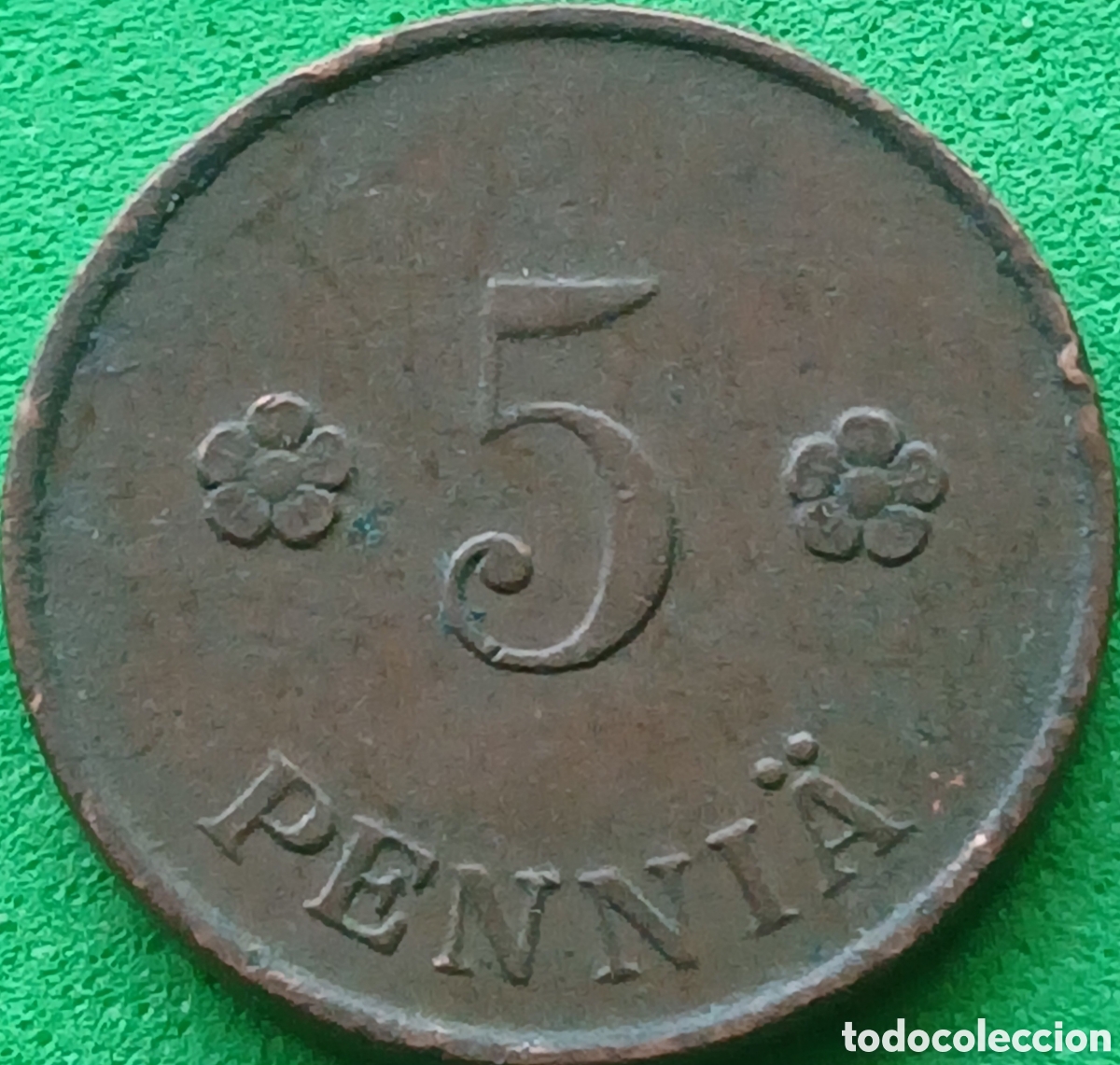 Monedas antiguas de Europa: Finlandia 5 pennia 1921 km#22