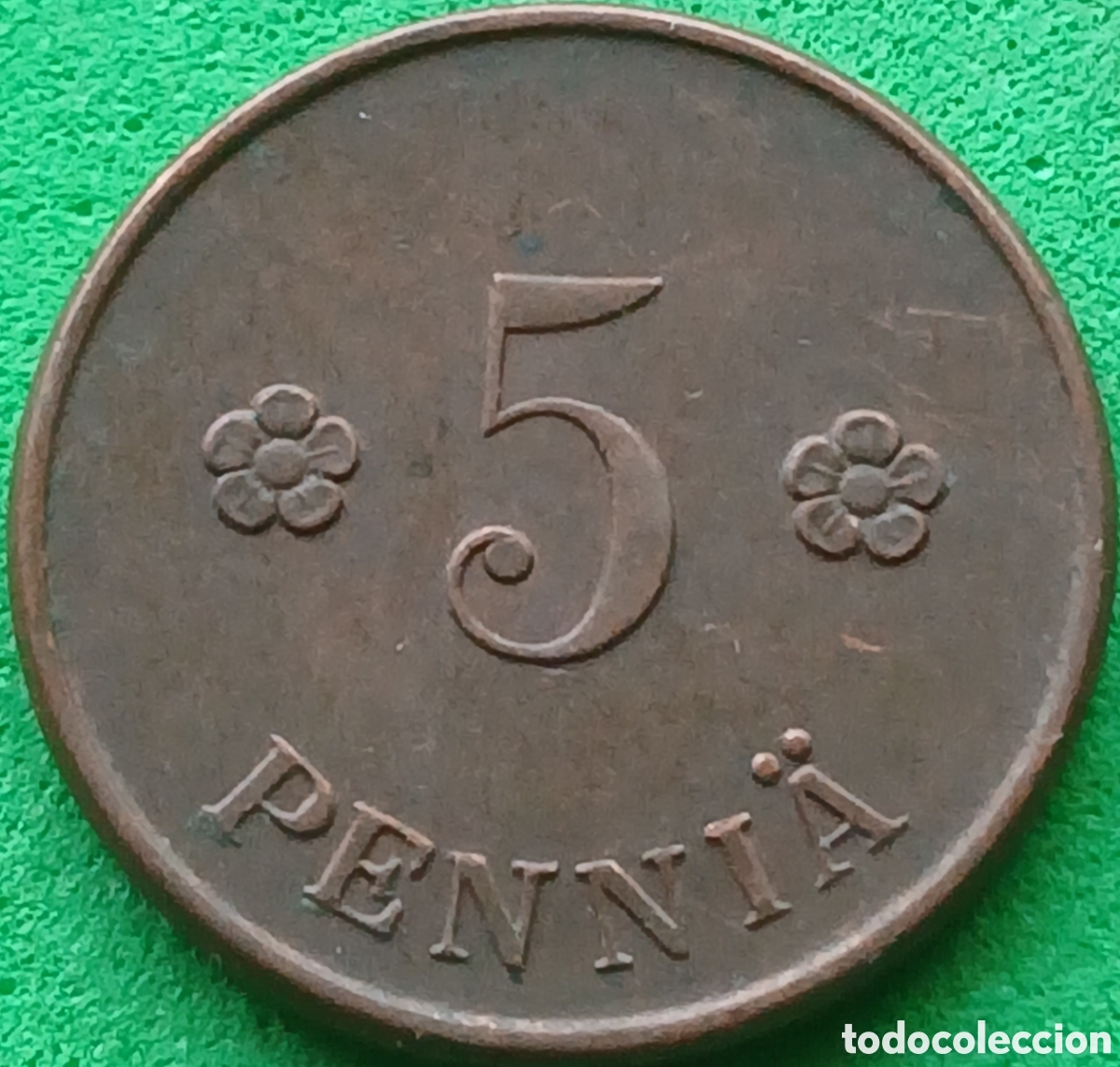 Monedas antiguas de Europa: Finlandia 5 pennia 1922 km#22