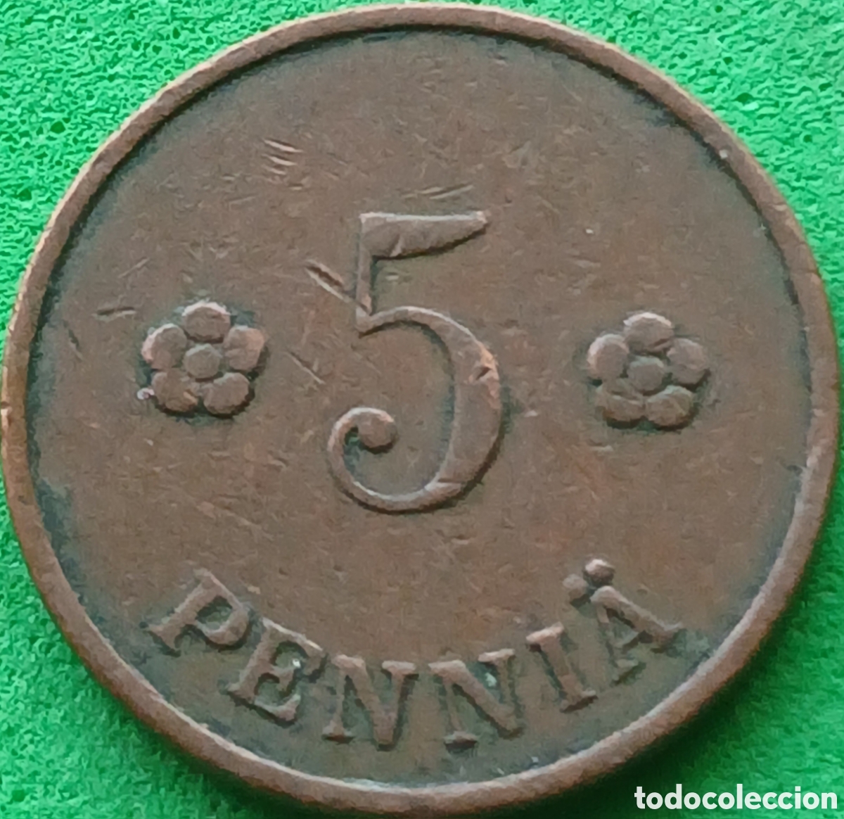 Monedas antiguas de Europa: Finlandia 5 pennia 1928 km#22