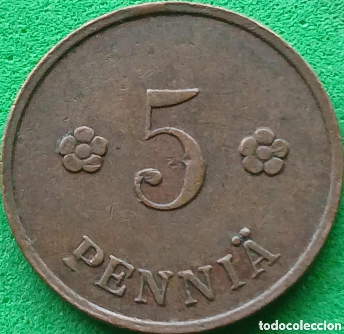 Monedas antiguas de Europa: Finlandia 5 pennia 1932 km#22