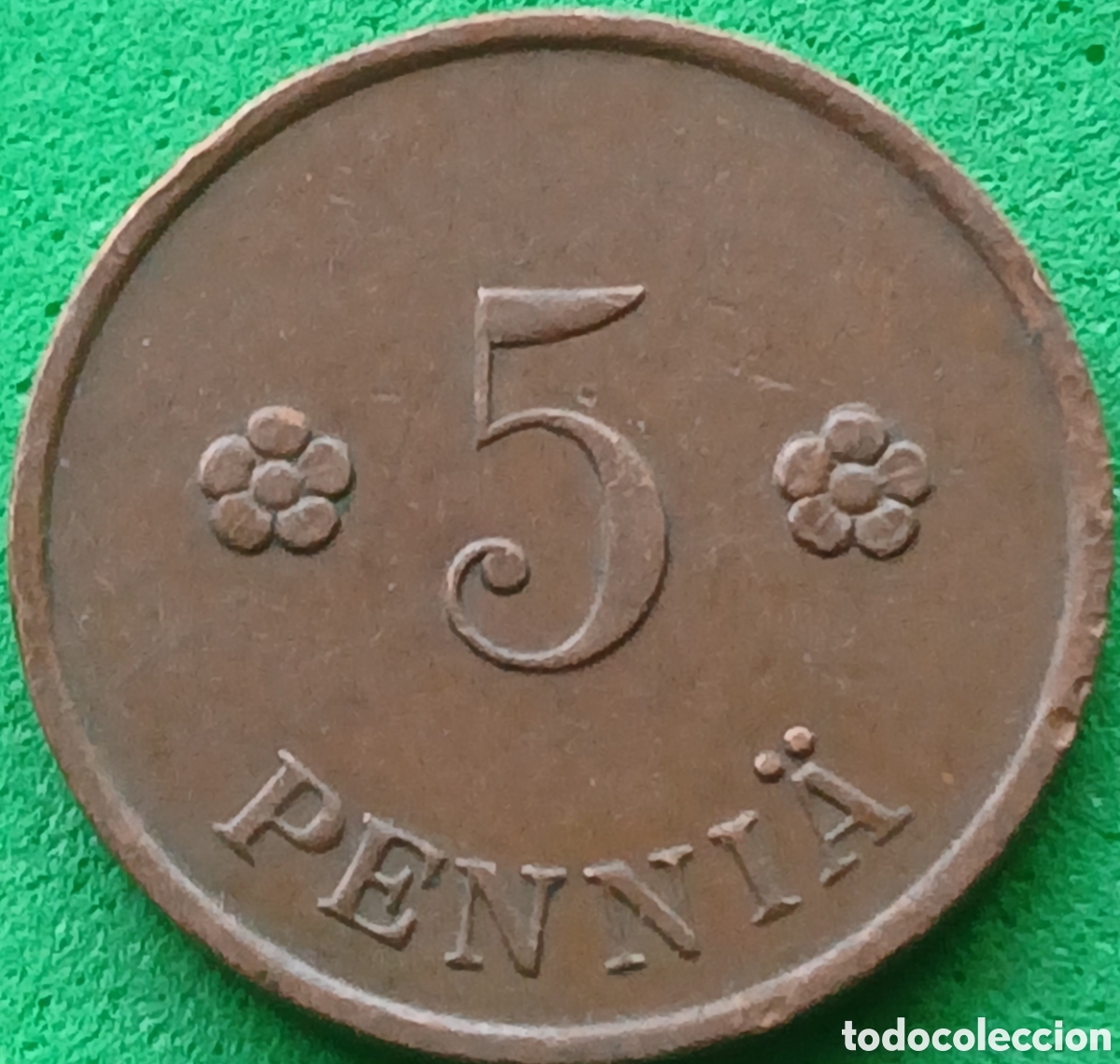 Monedas antiguas de Europa: Finlandia 5 pennia 1937 km#22