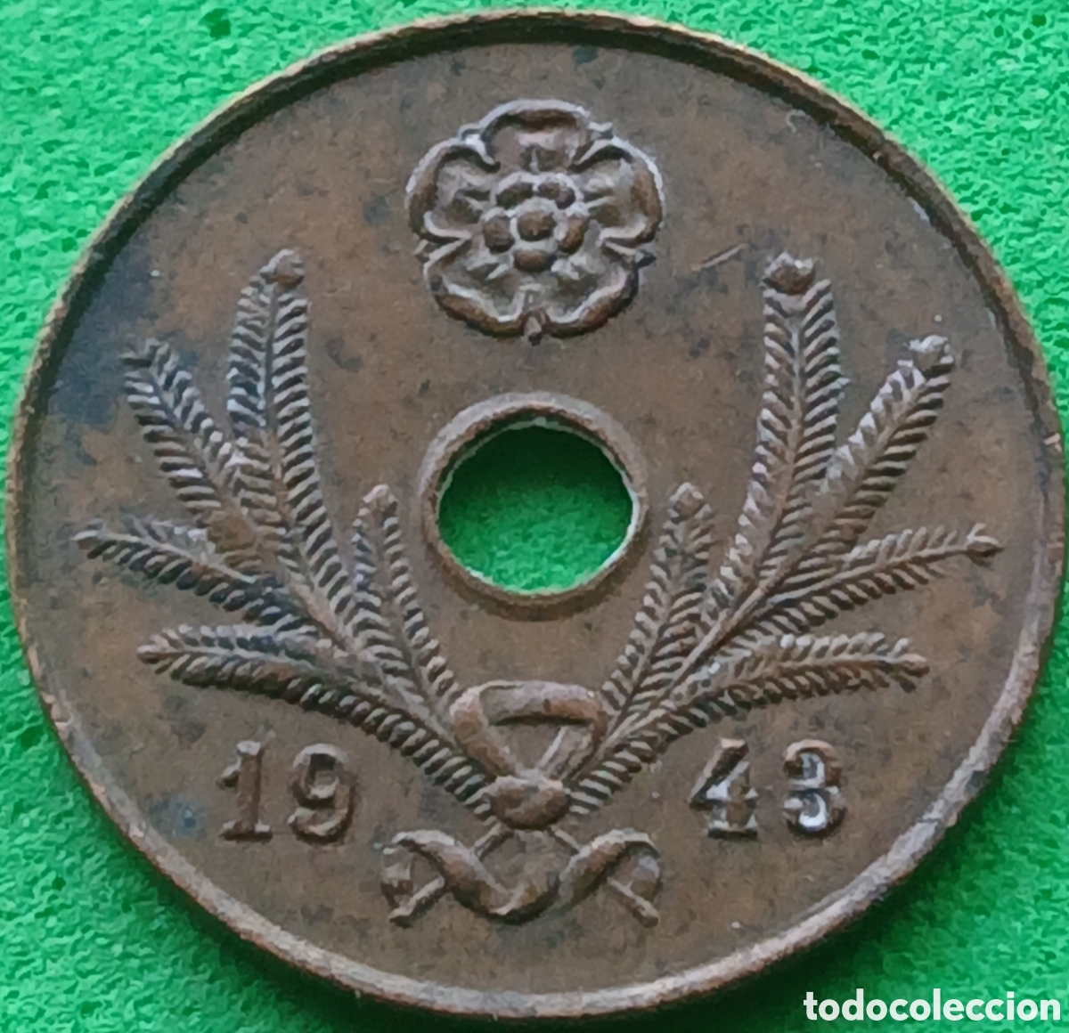 Monedas antiguas de Europa: Finlandia 5 pennia 1943 km#64 poco com&uacute;n