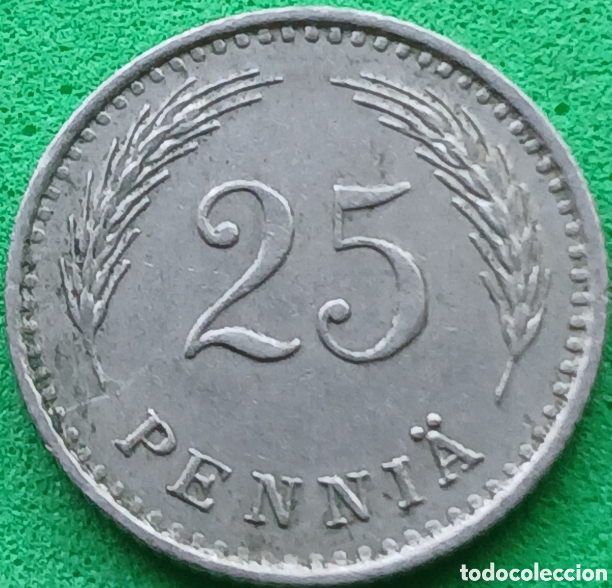 Monedas antiguas de Europa: Finlandia 25 pennia 1940 km#25