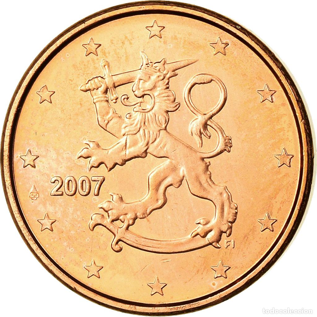 Monedas antiguas de Europa: [#698644] Finlandia, Euro Cent, 2007, SC, Cobre chapado en acero, KM:98