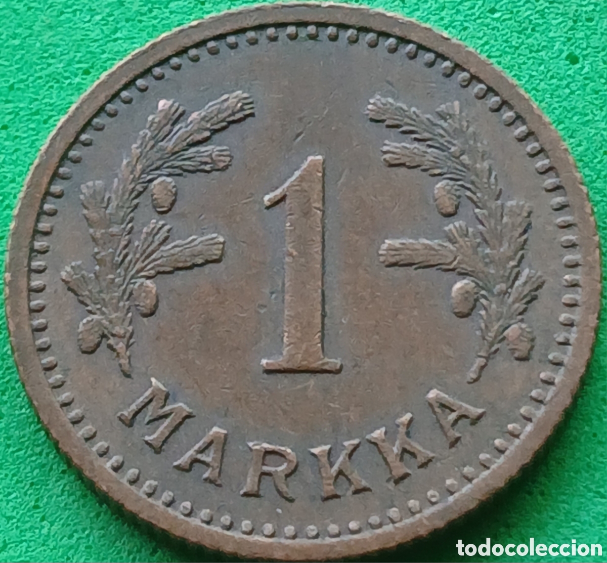 Monedas antiguas de Europa: Finlandia 1 marco 1943 km#30a
