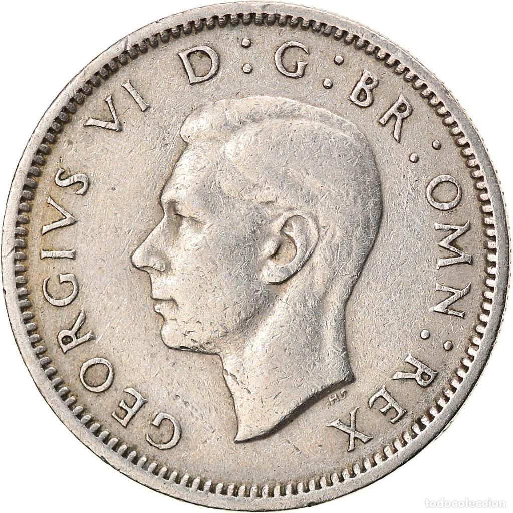 Monedas antiguas de Europa: [#828315] Moneda, Gran Breta&ntilde;a, George VI, 6 Pence, 1947, MBC, Cobre - n&iacute;quel, KM:862