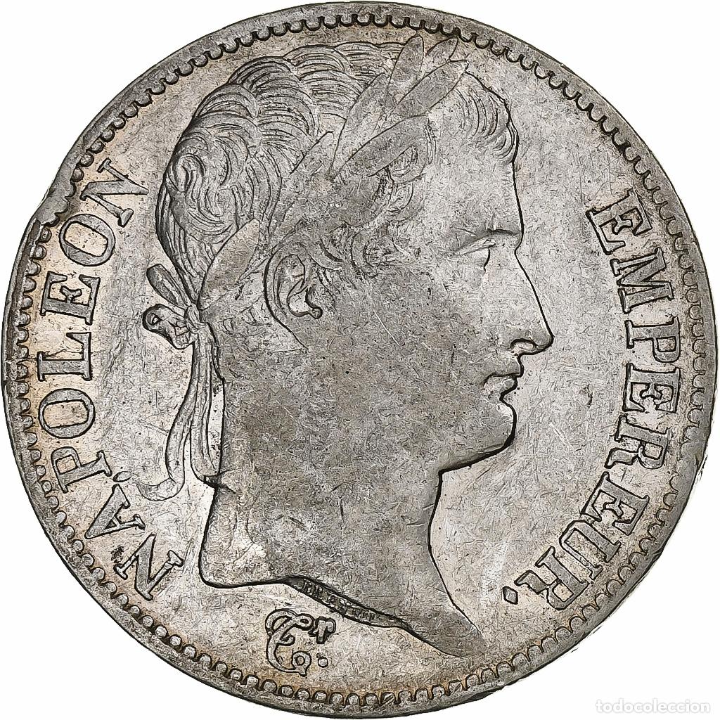 Monedas antiguas de Europa: [#1307685] Francia, Napoleon I, 5 Francs, 1811, Paris, Plata, MBC+, Gadoury:584