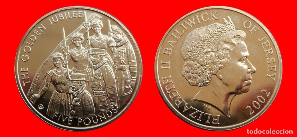 Monedas antiguas de Europa: 5 LIBRAS POUNDS 2002 SIN CIRCULAR JERSEY-9324SC