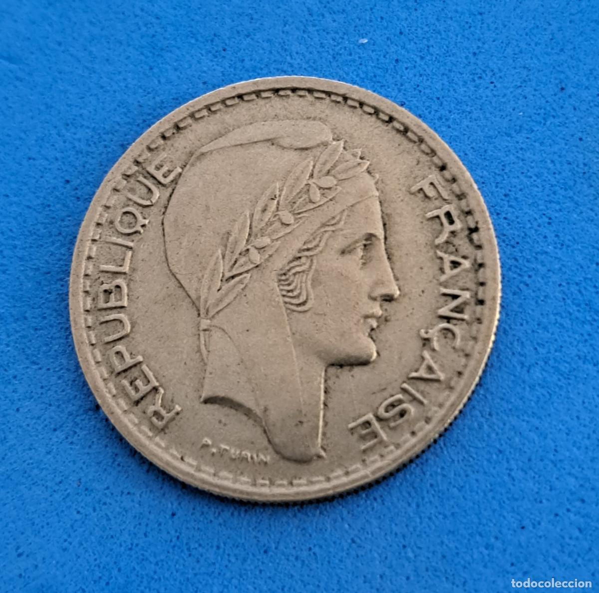 Monedas antiguas de Europa: REPUBLIQUE FRAN&Ccedil;AISE - A&Ntilde;O 1948 - 10 FRANCS - LIBERTE, EGALITE, FRATERNITE - COBRE NIQUEL