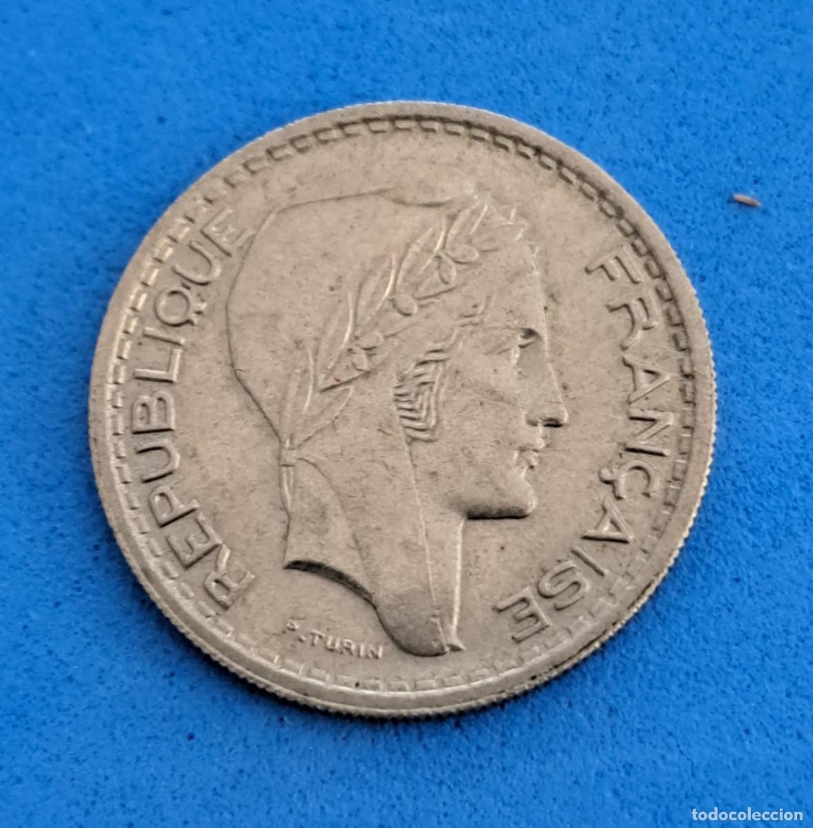 Monedas antiguas de Europa: REPUBLIQUE FRAN&Ccedil;AISE - A&Ntilde;O 1949 - 10 FRANCS - LIBERTE, EGALITE, FRATERNITE - COBRE NIQUEL