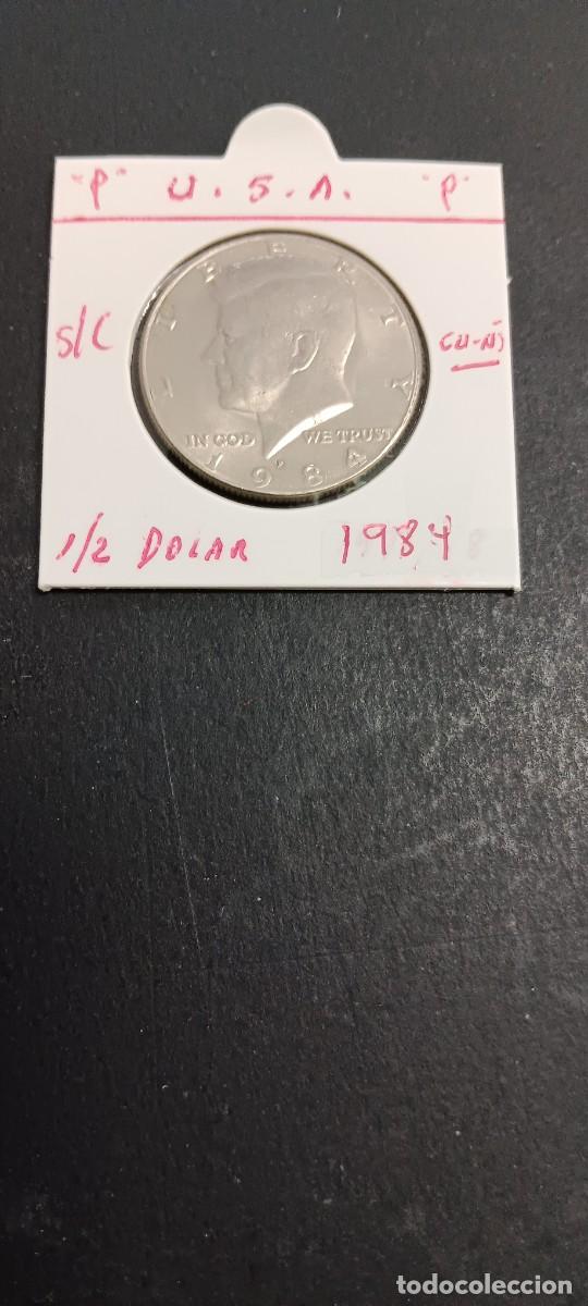 Monedas antiguas de Europa: USA 1/2 DOLAR 1984 S/C KM=A202a (CUPRONIQUEL) KENNEDY CECA P