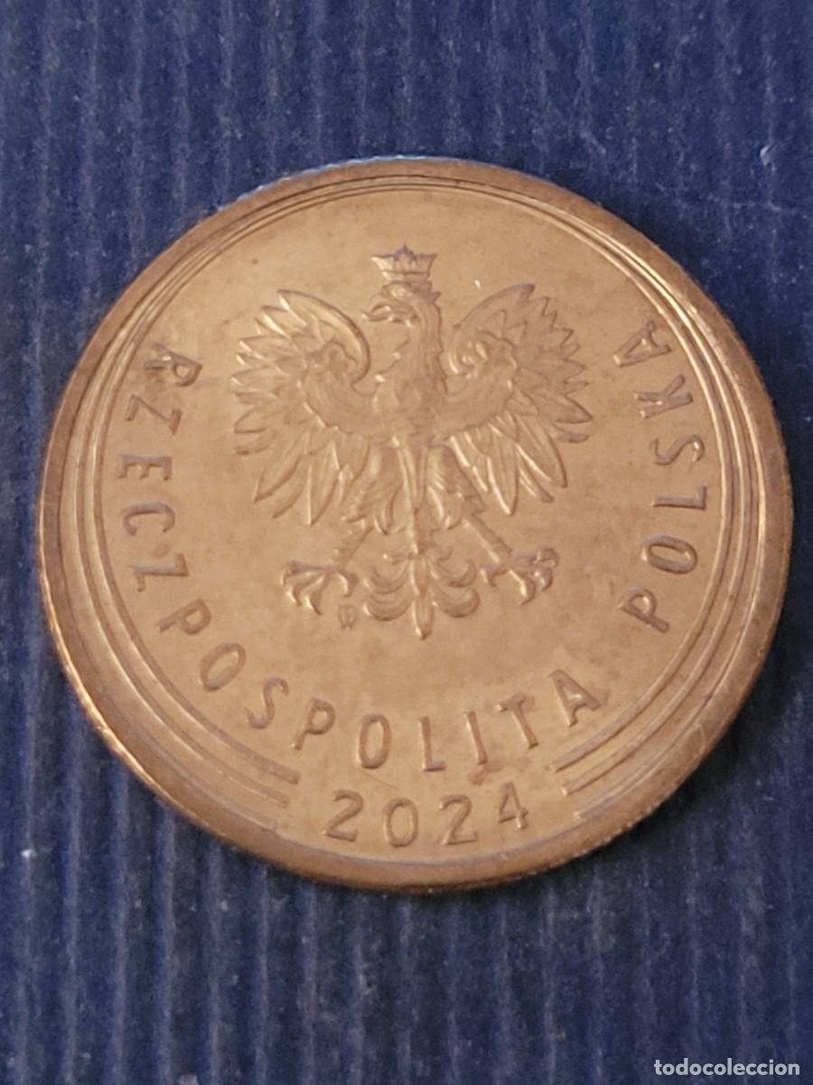 Monedas antiguas de Europa: Moneda 5 groszy 2024 Polonia