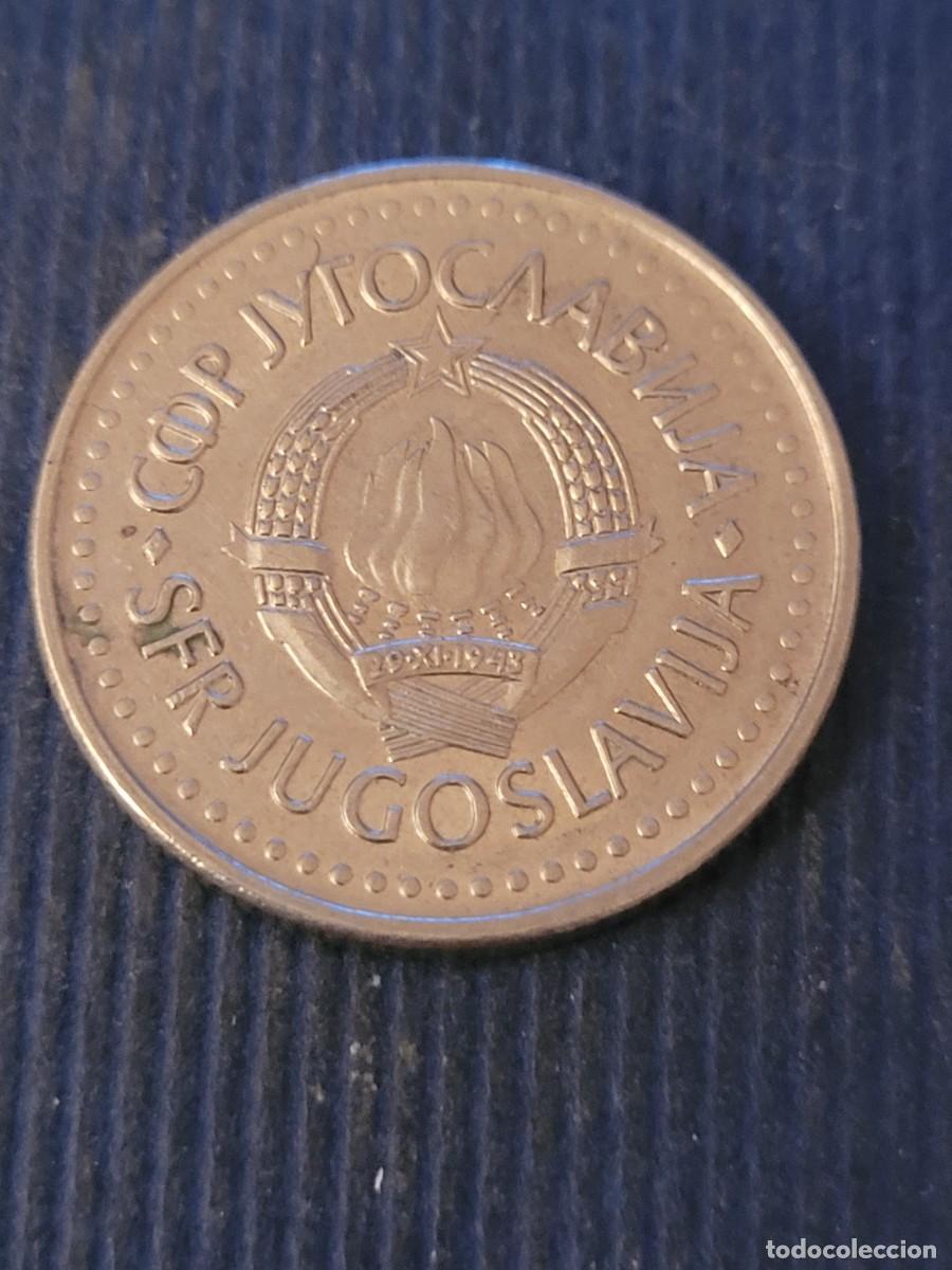 Monedas antiguas de Europa: Moneda 10 dinares 1986 Yugoslavia