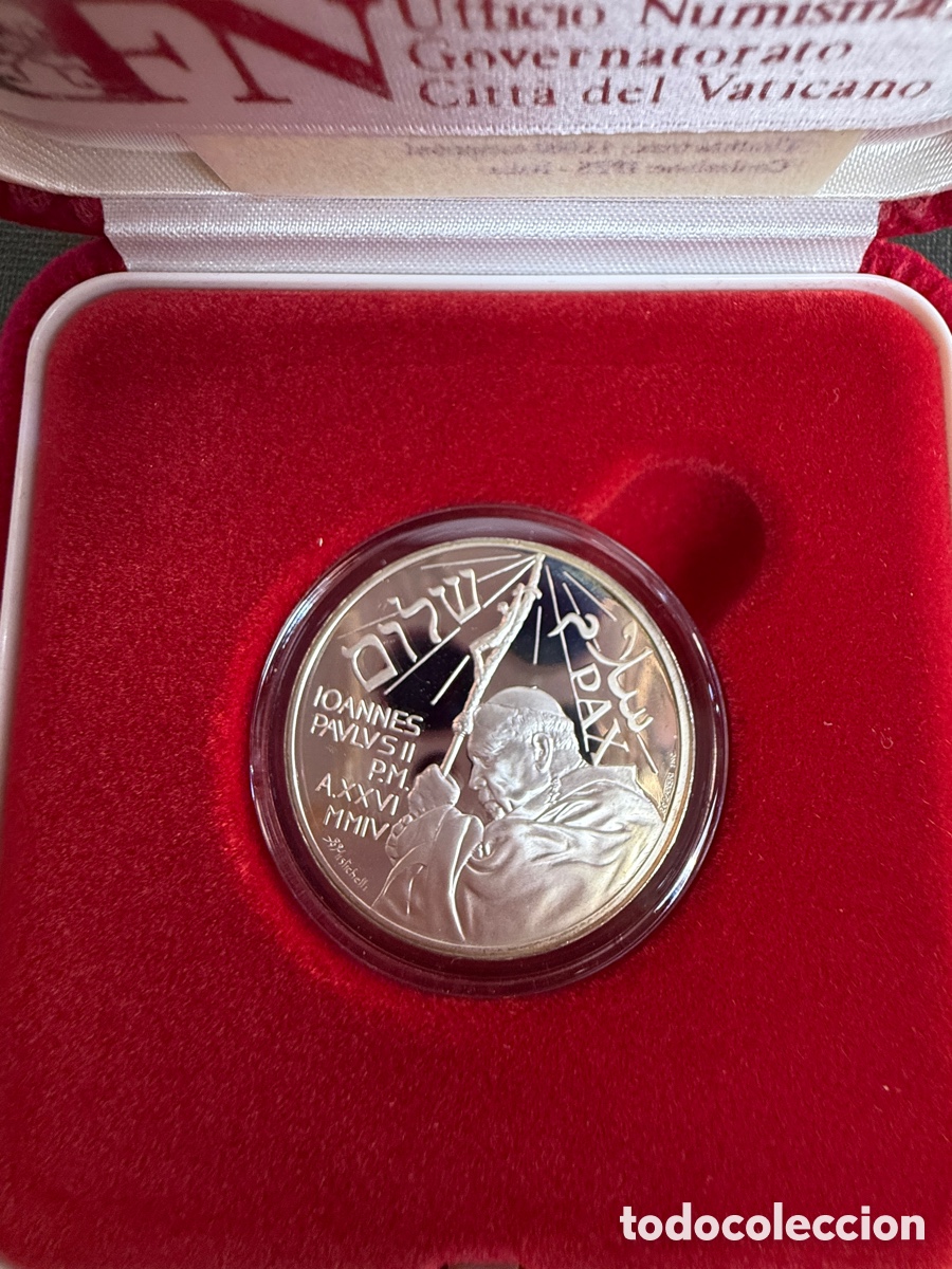Monedas antiguas de Europa: 2004 - 10 euro VATICANO D&iacute;a de la Paz proof