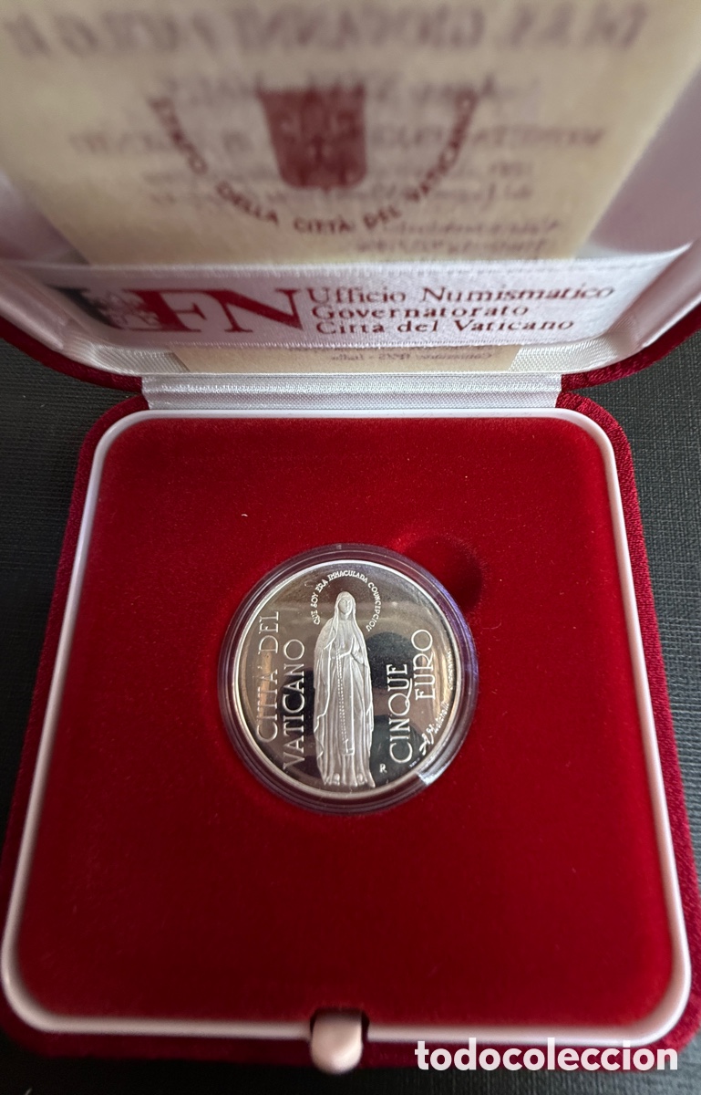 Monedas antiguas de Europa: 2004 * 5 euro VATICANO Proclamaci&oacute;n Inmaculada Concepci&oacute;n proof