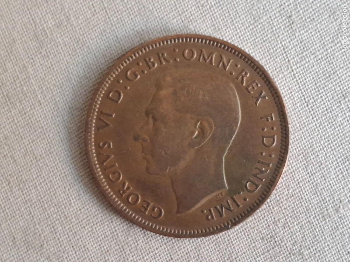 Monete antiche di Europa: 1 penique penny &bull; 1939 &bull; Jorge VI