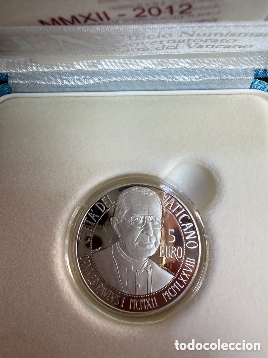 Monedas antiguas de Europa: 2012 - 5 euro VATICANO Papa Juan Pablo proof