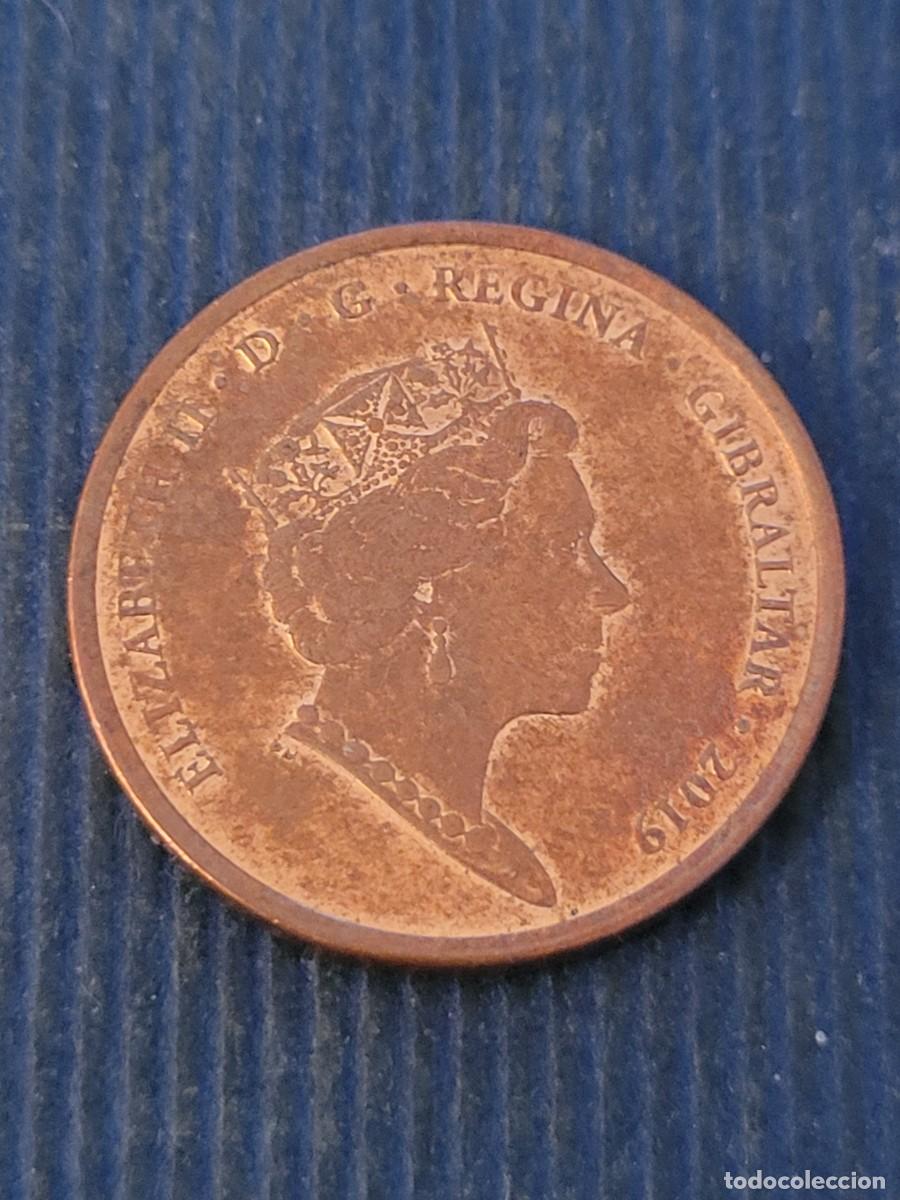 Monedas antiguas de Europa: Moneda 1 penique 2019 ceca &rdquo;AE&rdquo; Juegos Insulares Gibraltar