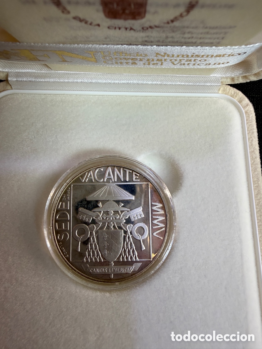 Monedas antiguas de Europa: 2005 - 5 euro VATICANO Sede Vacante proof