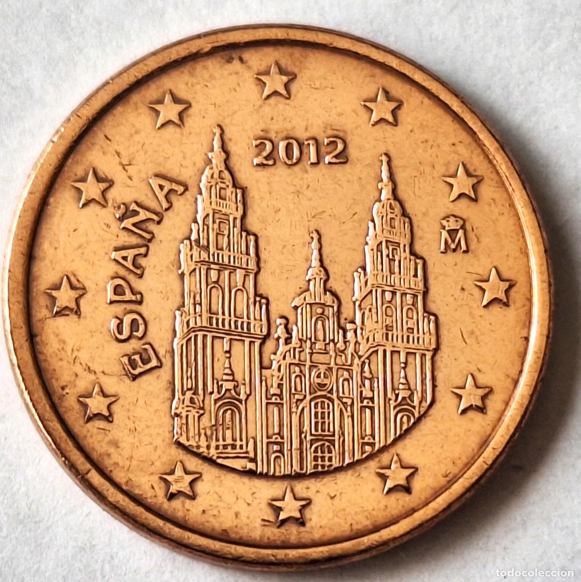 Monedas antiguas de Europa: ESPA&Ntilde;A - MONEDA DE 5 CENTIMOS DE EURO DEL A&Ntilde;O 2012 - BIEN CONSERVADA