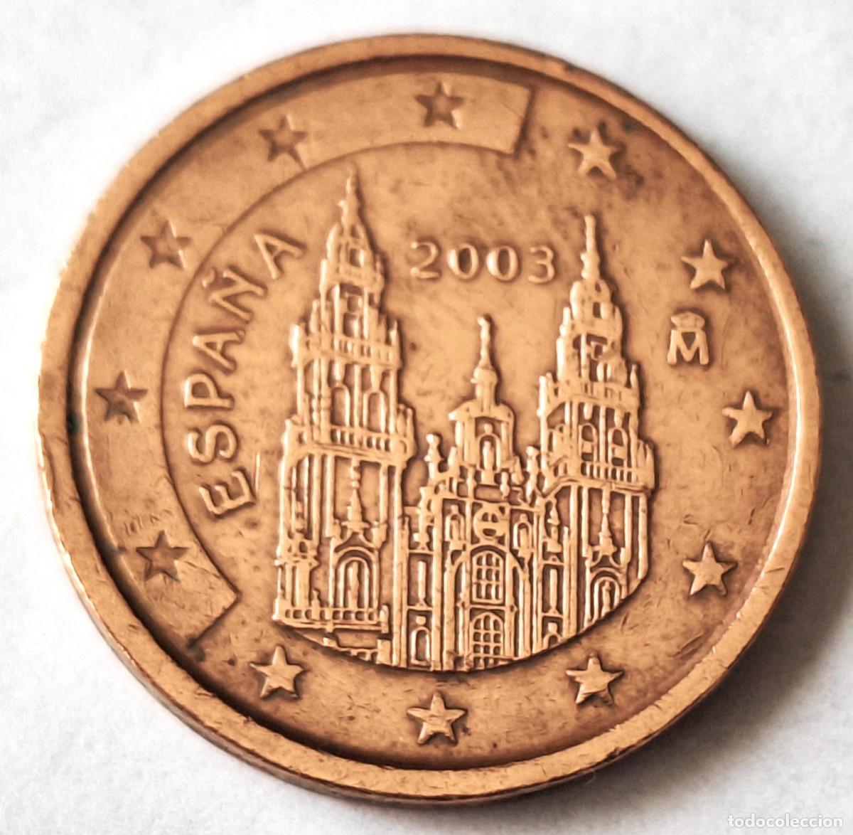 Monedas antiguas de Europa: ESPA&Ntilde;A - MONEDA DE 2 CENTIMOS DE EURO DEL A&Ntilde;O 2003 - BIEN CONSERVADA