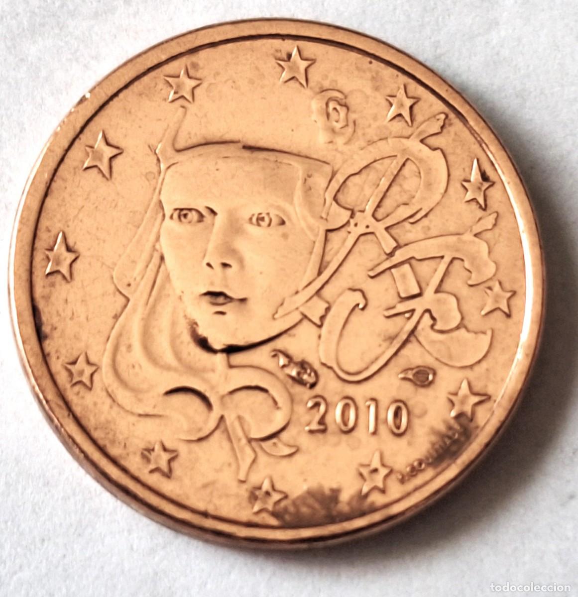 Monedas antiguas de Europa: FRANCIA - MONEDA DE 1 CENTIMO DE EURO DEL A&Ntilde;O 2010 - BIEN CONSERVADA