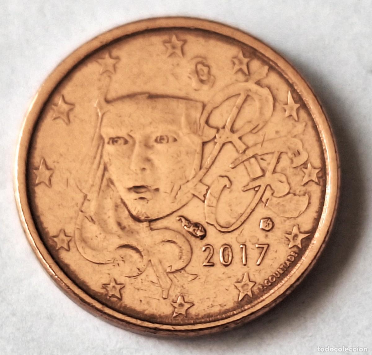 Monedas antiguas de Europa: FRANCIA - MONEDA DE 1 CENTIMO DE EURO DEL A&Ntilde;O 2017 - BIEN CONSERVADA