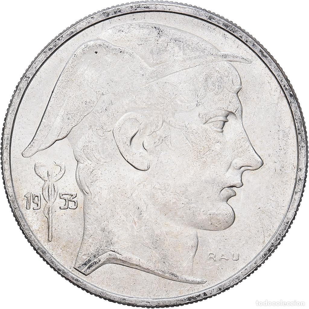 Monedas antiguas de Europa: [#1551374] B&eacute;lgica, Baudouin I, 20 Francs, 20 Frank, 1953, Brussels, Plata, EBC, KM:141.1