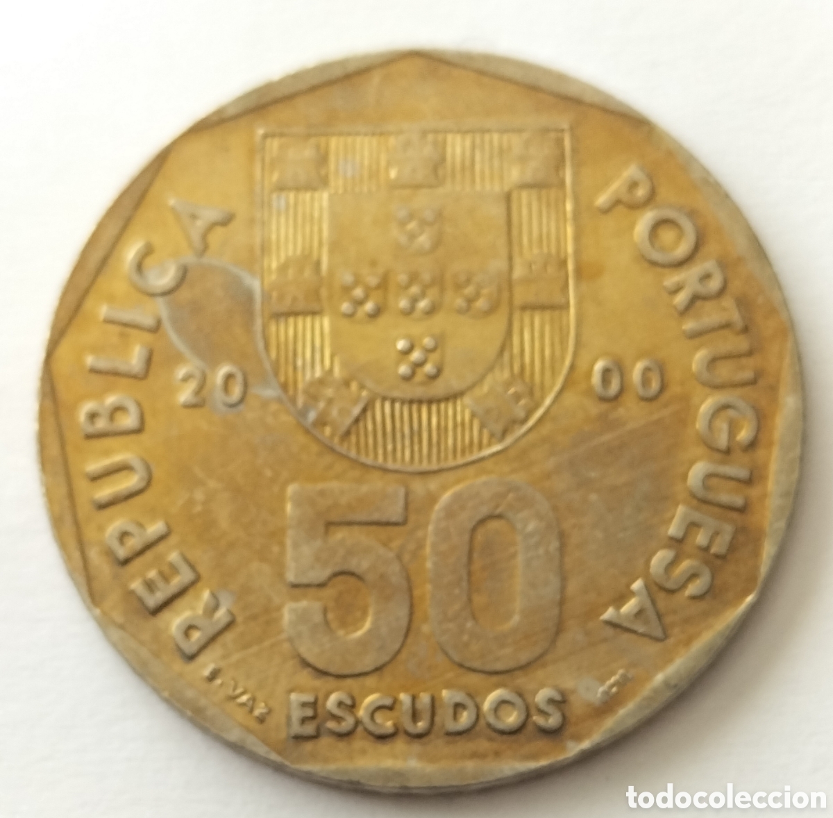 Monedas antiguas de Europa: Moneda 50 Escudos 2000 Portugal