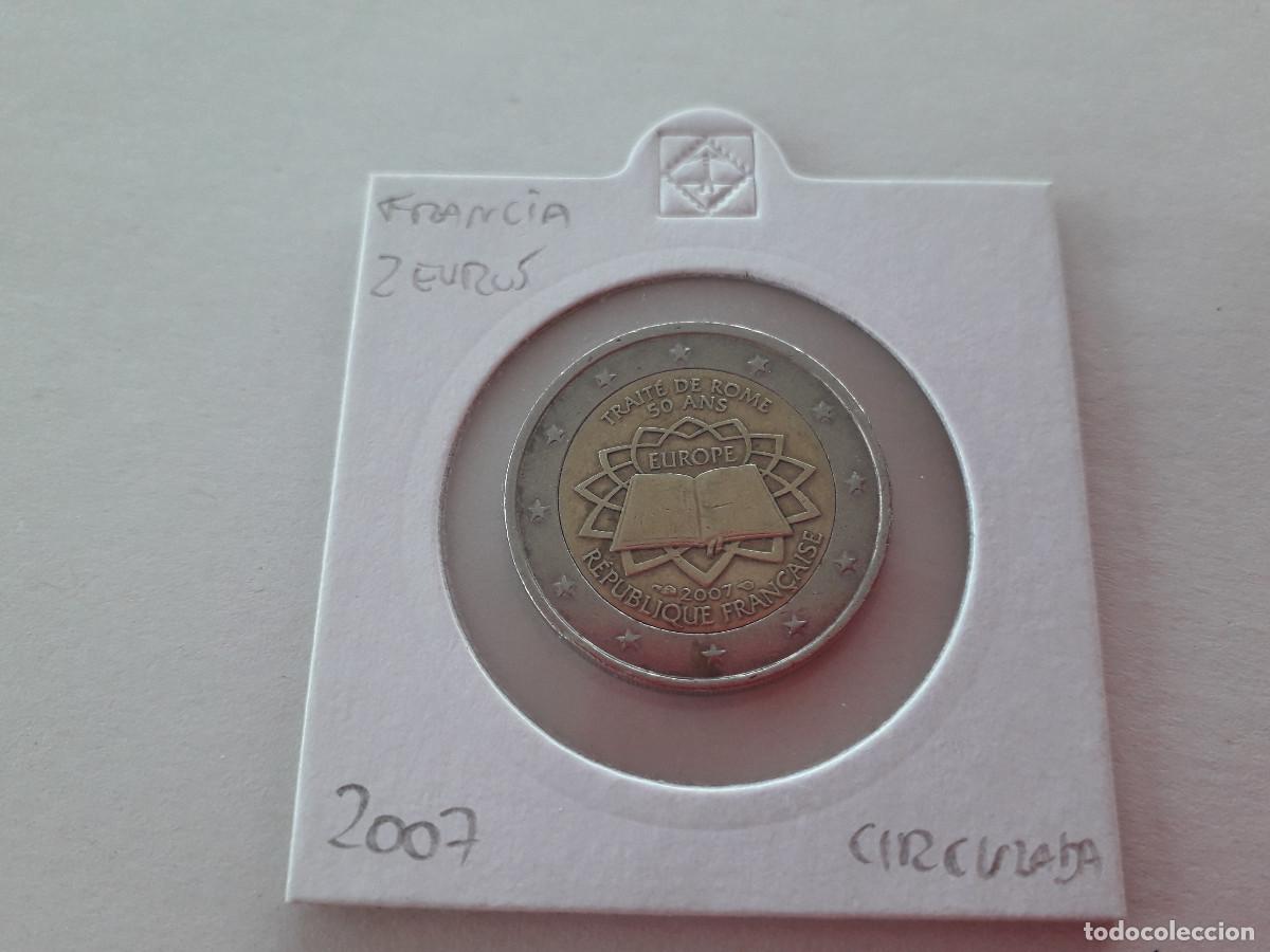 Monedas antiguas de Europa: 003768NUM-Francia- 2&euro;- 2007, tratado de roma - encartonada