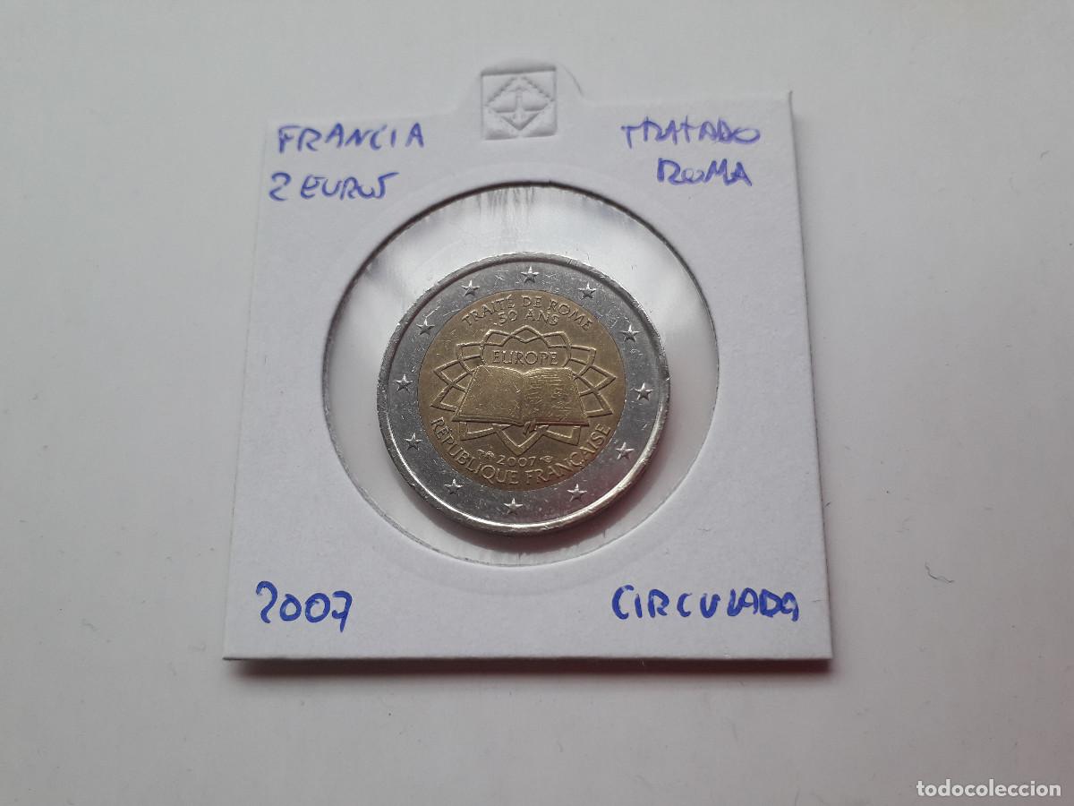 Monedas antiguas de Europa: 003770NUM-Francia- 2&euro;- 2007, tratado de roma - encartonada