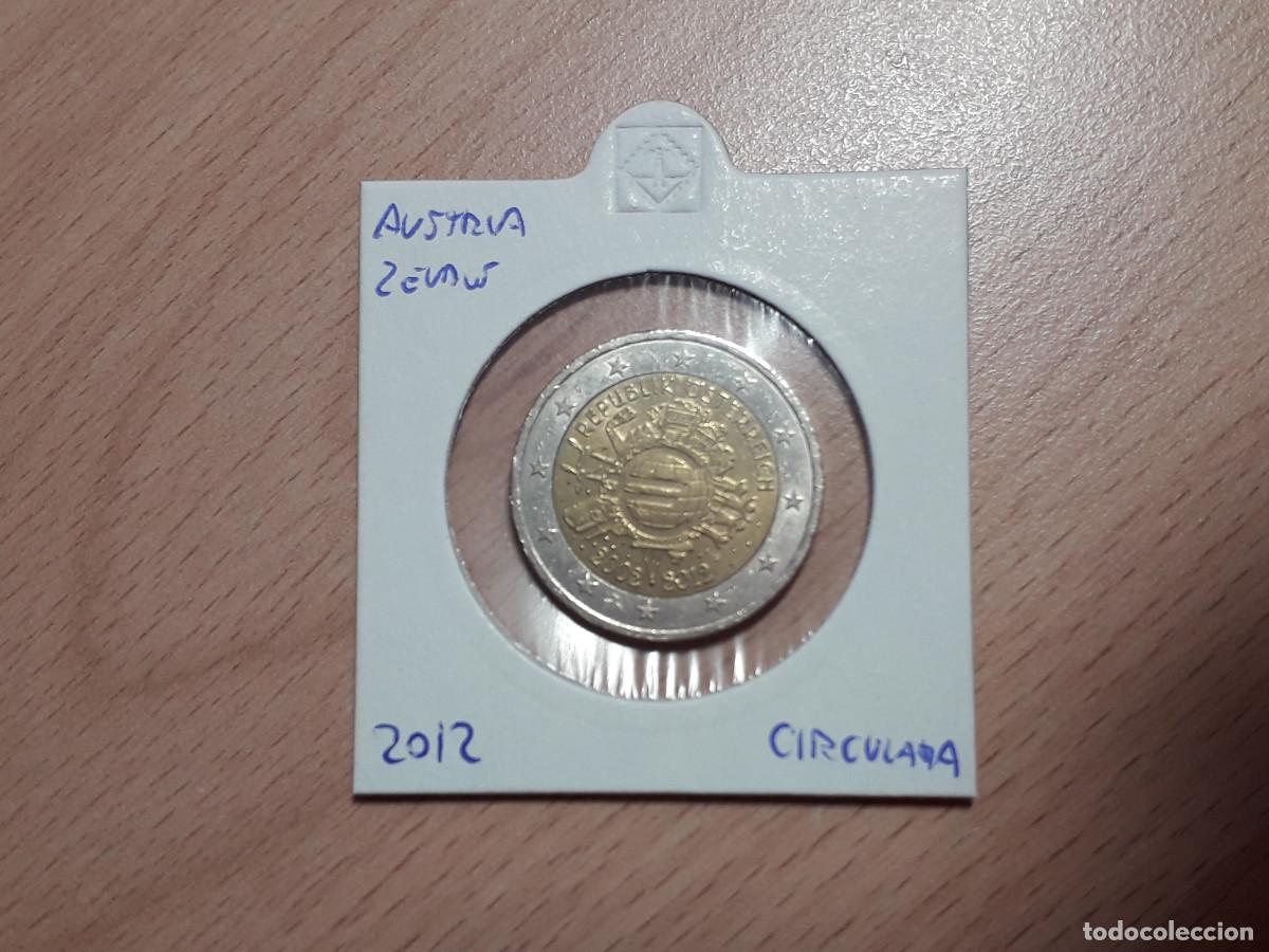 Monedas antiguas de Europa: 003771NUM-Austria 2&euro; 2012, Aniversario euro - encartonada