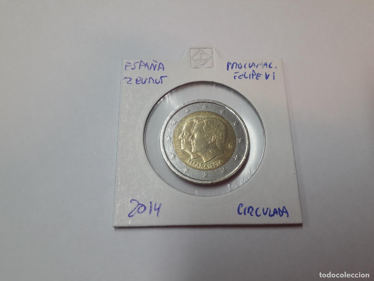 Monedas antiguas de Europa: 003774NUM-Espa&ntilde;a 2&euro;- 2014 -proclamacion felipe VI - encartonada