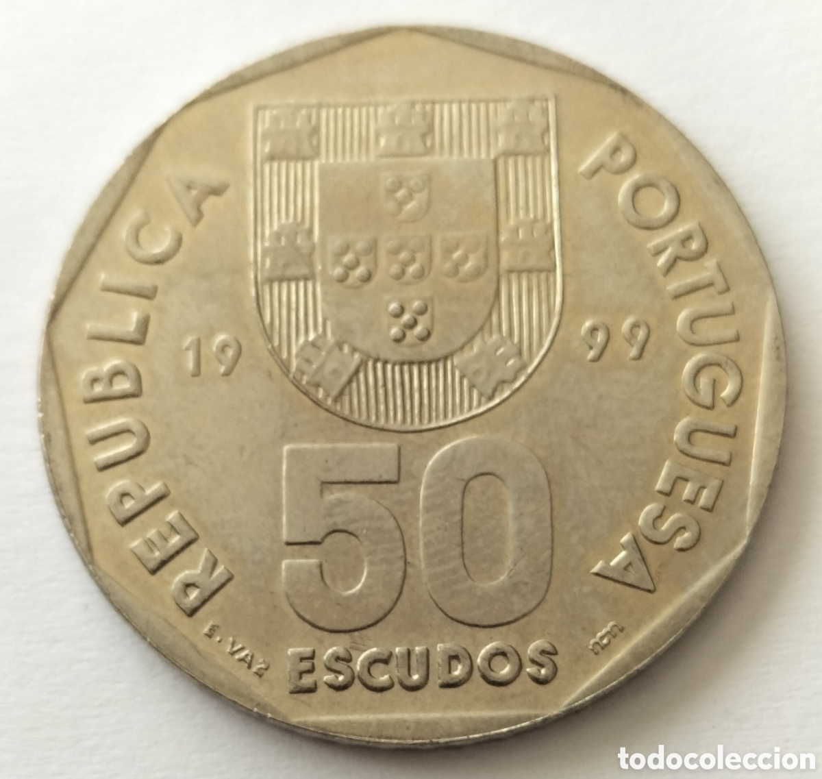 Old Coins of Europe: Moneda 50 Escudos 1999 Portugal