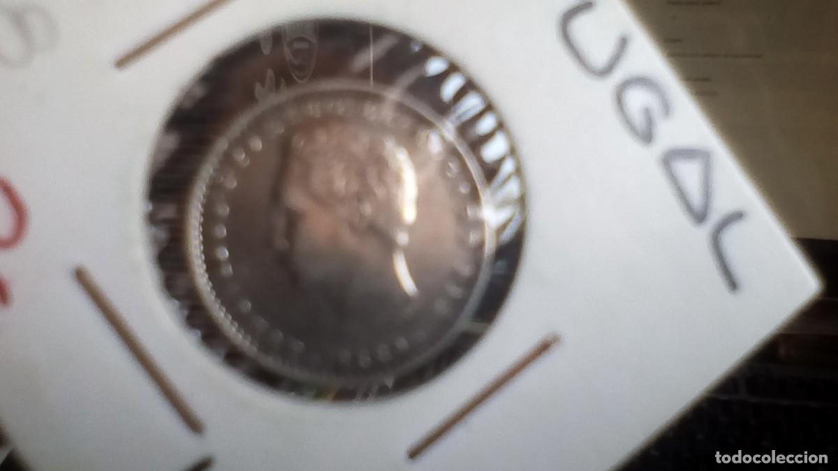 Old Coins of Europe: 100 REIS ( TOSTAO ) PORTUGAL 1889. LUIS I