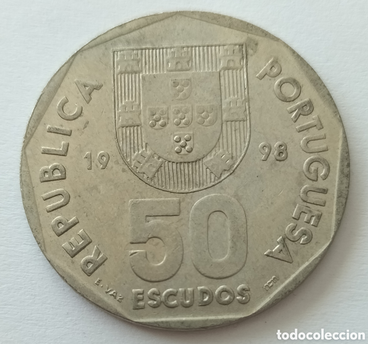 Monedas antiguas de Europa: Moneda 50 Escudos 1998 Portugal.