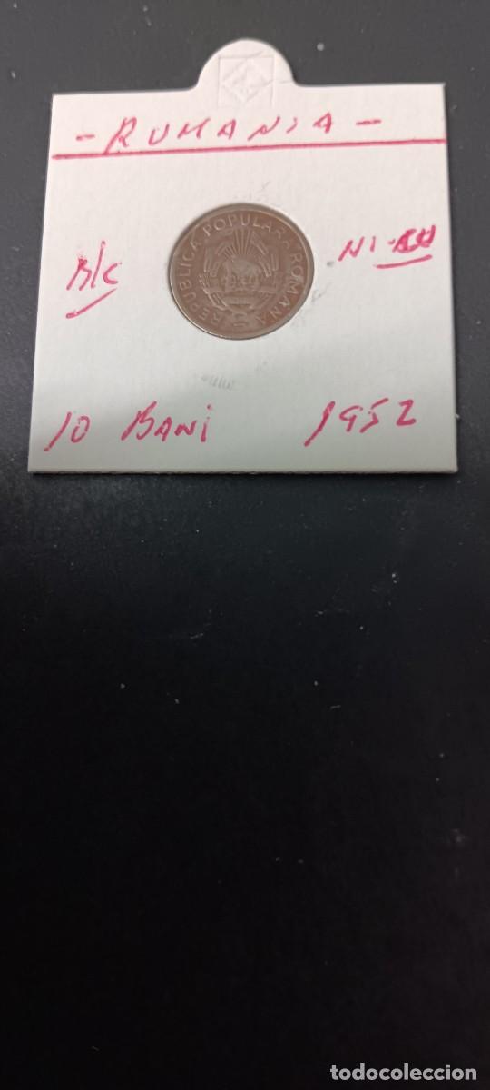 Monedas antiguas de Europa: RUMANIA 10 BANI 1952 BC KM=84.1 (CUPRONIQUEL)